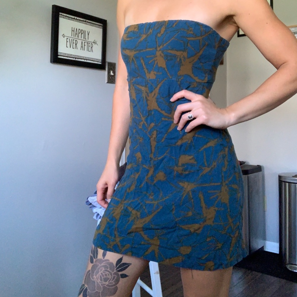 Hurley strapless mini dress